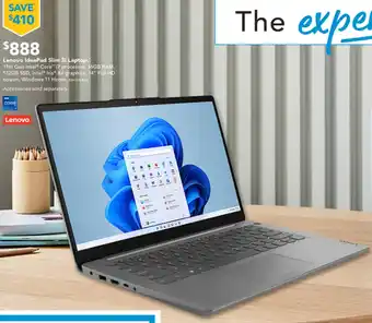 Harvey Norman Lenovo IdeaPad Slim 3i Laptop. offer