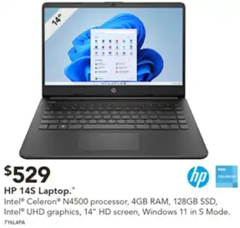Harvey Norman HP 14S Laptop offer