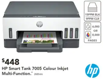 Harvey Norman HP Smart Tank 7005 Colour Inkjet Multi-Function offer