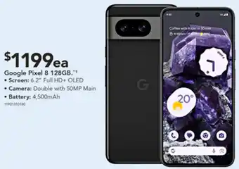 Harvey Norman Google Pixel 8 128GB offer