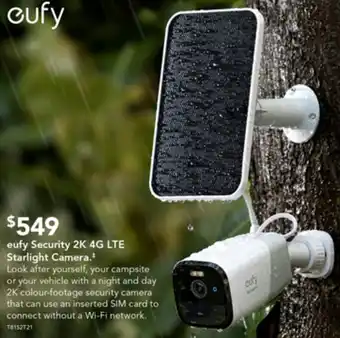 eufy Security 2K 4G LTE Starlight Camera