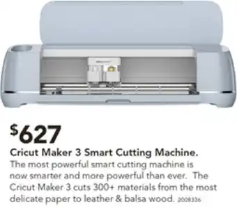 Harvey Norman Cricut Maker 3 Smart Cutting Machine offer