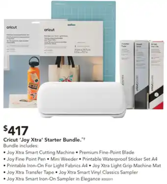 Harvey Norman Cricut 'Joy Xtra' Starter Bundle offer