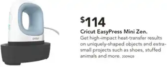 Harvey Norman Cricut EasyPress Mini Zen offer
