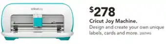 Harvey Norman Cricut Joy Machine offer