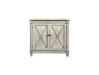 LivingStyles Manoville Reclaimed Elm Timber 2 Door Side Cabinet offer