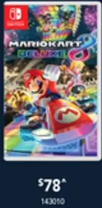Harvey Norman MarioKart Deluxe offer