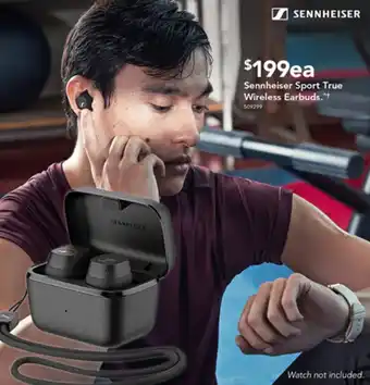 Harvey Norman Sennheiser Sport True Wireless Earbuds offer