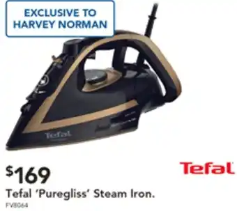 Harvey Norman Tefal 'Puregliss' Steam Iron offer