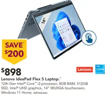 Harvey Norman Lenovo IdeaPad Flex 5 Laptop offer