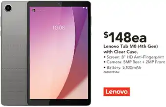 Harvey Norman Lenovo Tab M8 offer