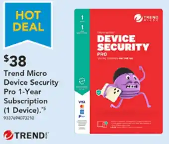 Trend Micro Device Security Pro 1-Year Subscription