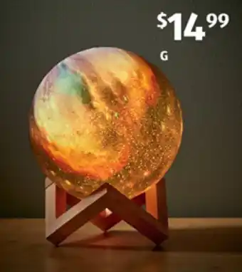ALDI G Rechargeable Galaxy or Moon Night Light offer