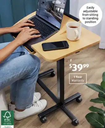 ALDI F Portable Laptop Desk offer