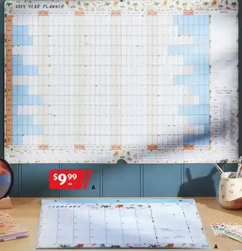 ALDI A Wall or Desk Planner offer