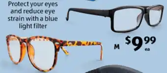 ALDI M Lyte Adult's Blue Light Glasses offer