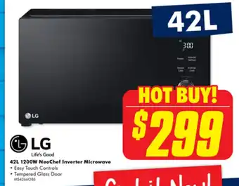 The Good Guys 42L 1200W NeoChef Inverter Microwave offer