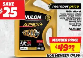 Autobarn NULON APEX+ offer