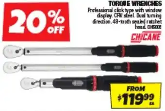 Autobarn TORQUE WRENCHES offer
