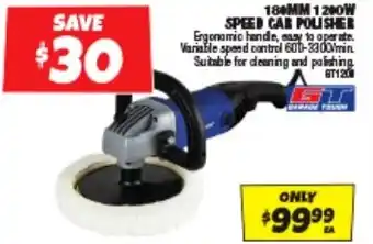 Autobarn 180MM 1200W SPEED CAR POLISHER offer