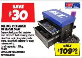 Autobarn DELUXE 2 DRAWER CREEPER SEAT offer