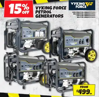 VYKING FORCE PETROL GENERATORS