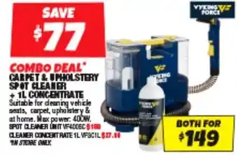 Autobarn CARPET & UPHOLSTERY SPOT CLEANER +1L CONCENTRATE offer