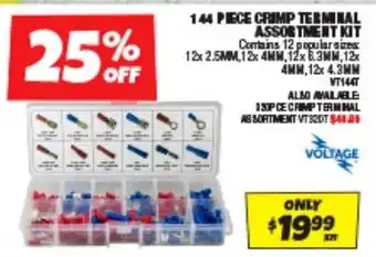 Autobarn 144 PIECE CRIMP TERMINAL ASSORTMENT KIT offer