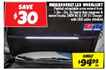 Autobarn UNDERBONNET LED WORKLIGHT offer