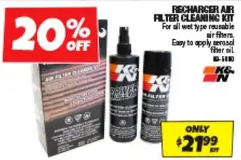Autobarn RECHARGER AIR FILTER CLEANING KIT offer