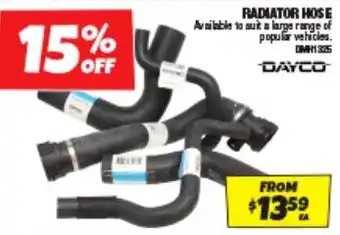 Autobarn RADIATOR HOSE offer
