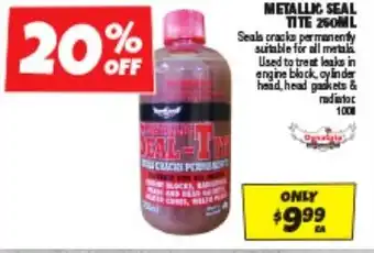 Autobarn METALLIC SEAL TITE 250ML offer
