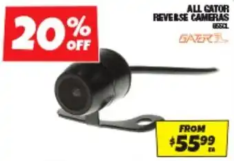 Autobarn ALL GATOR REVERSE CAMERAS offer
