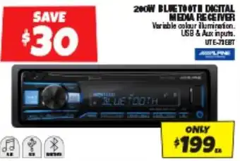 Autobarn 200W Bluetooth Digital Media Receiver offer