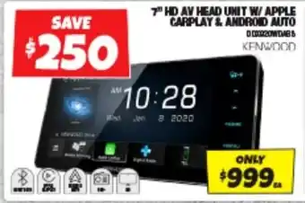 Autobarn 7" HD AV HEAD UNIT W/ APPLE CARPLAY & ANDROID AUTO offer