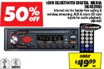 Autobarn 1DIN BLUETOOTH DIGITAL MEDIA RECEIVER offer