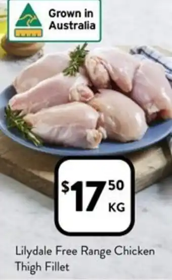 Lilydale Free Range Chicken Thigh Fillet