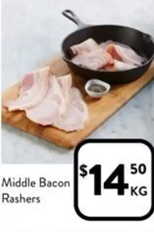 Foodworks Middle Bacon Rashers offer