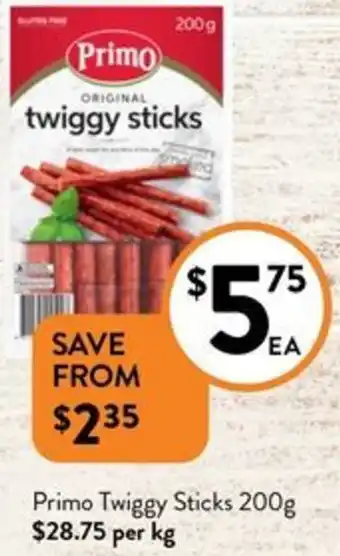 Primo Twiggy Sticks 200g