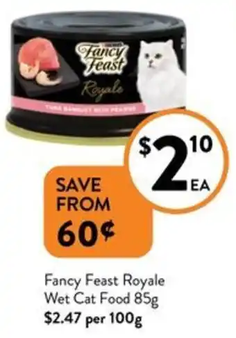 Foodworks Fancy Feast Royale Wet Cat Food 85g offer