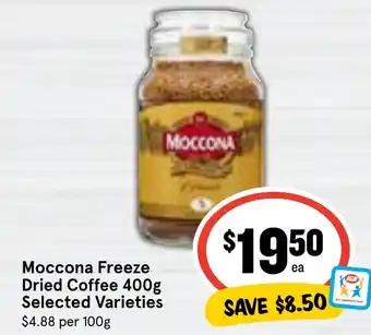 Ritchies Moccona Freeze Dried Coffee 400g Selected Varieties offer