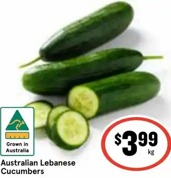 Ritchies Australian Lebanese Cucumbers offer