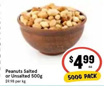 Ritchies Peanuts Salted or Unsalted 500g offer