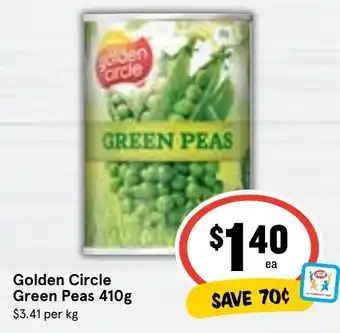 Ritchies Golden Circle Green Peas 410g offer