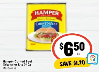 Ritchies Hamper Corned Beef Original or Lite 340g offer