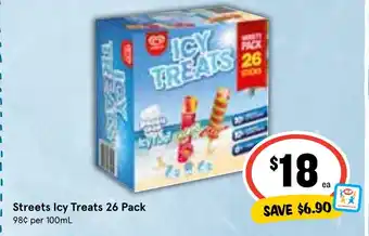 Ritchies Streets Icy Treats 26 Pack offer
