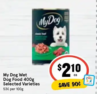 Ritchies My Dog Wet Dog Food 400g Selected Varieties offer