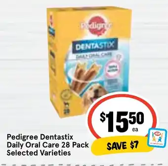 Ritchies Pedigree Dentastix Daily Oral Care 28 Pack Selected Varieties offer