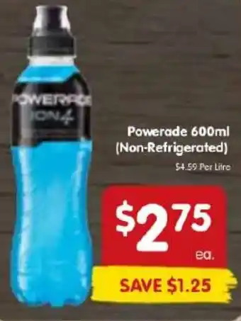 Spar Powerade 600ml offer