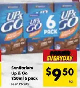 Spar Sanitarium Up & Go 250ml 6 pack offer